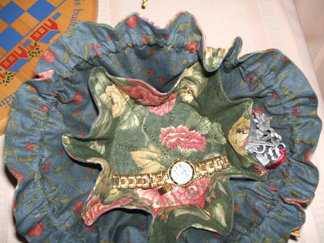 Opened Bauble Bag Displaying Pockets